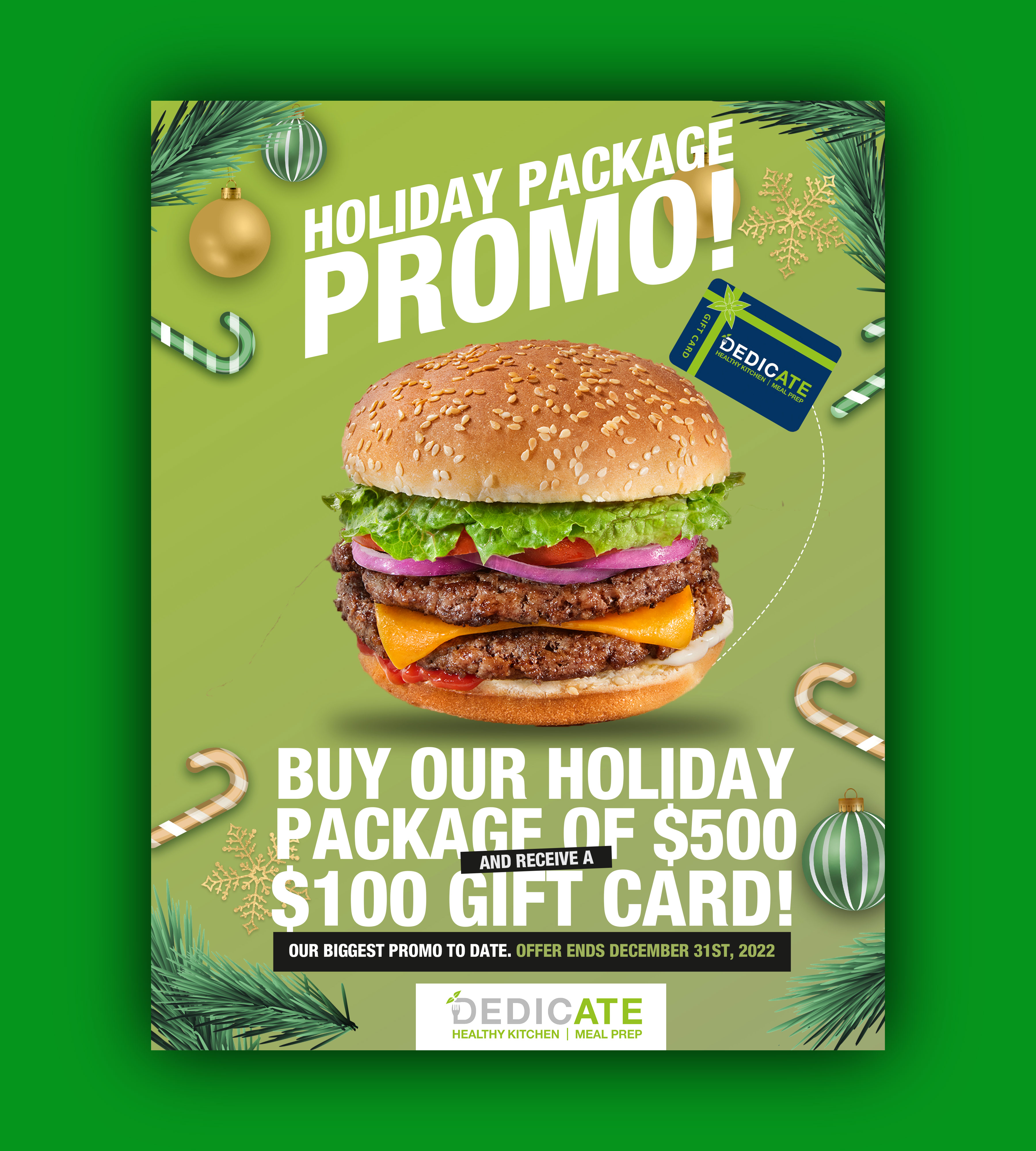 Flyer Design by nguruzzdng for DEDICATE Healthy Kitchen | Design #29475927