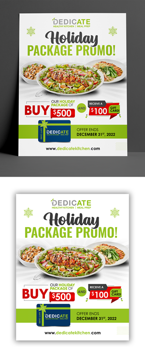Flyer Design by debdesign for DEDICATE Healthy Kitchen | Design: #29478873