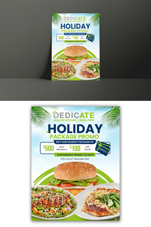 Flyer Design by debdesign for DEDICATE Healthy Kitchen | Design: #29479188