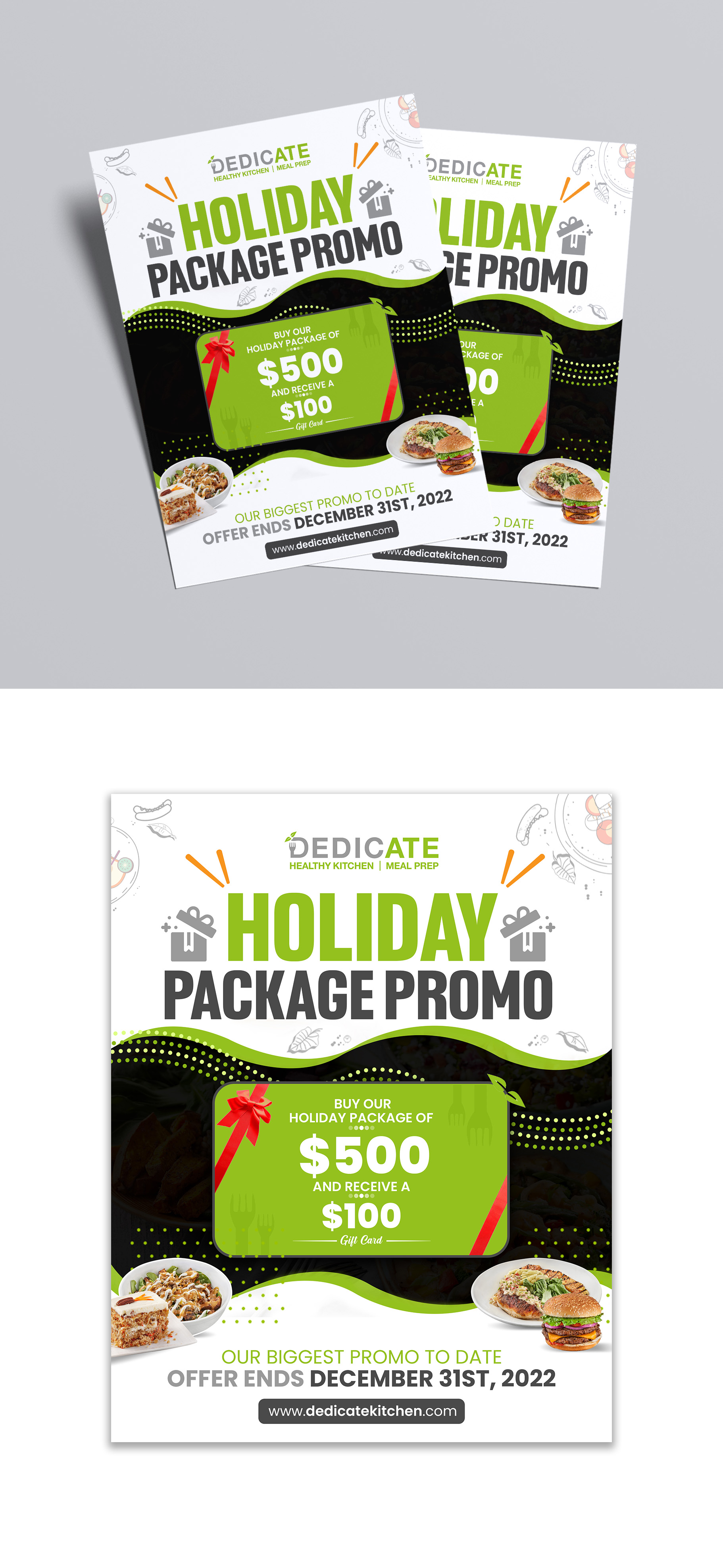 Design de Flyer par debdesign pour DEDICATE Healthy Kitchen | Design #29479658