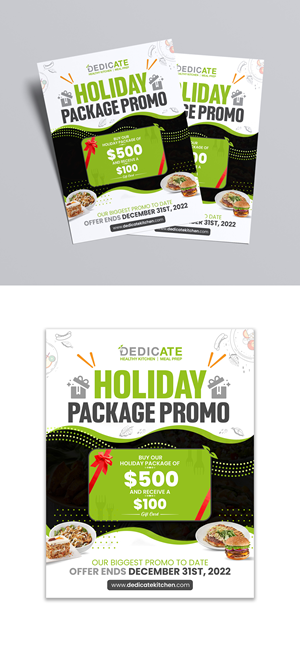Flyer Design by debdesign for DEDICATE Healthy Kitchen | Design: #29479658