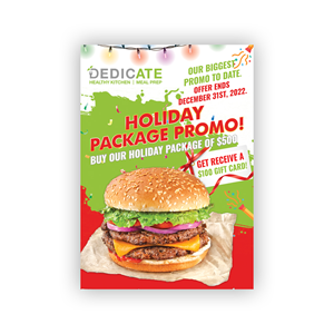 Flyer Design by pipra for DEDICATE Healthy Kitchen | Design #29474602