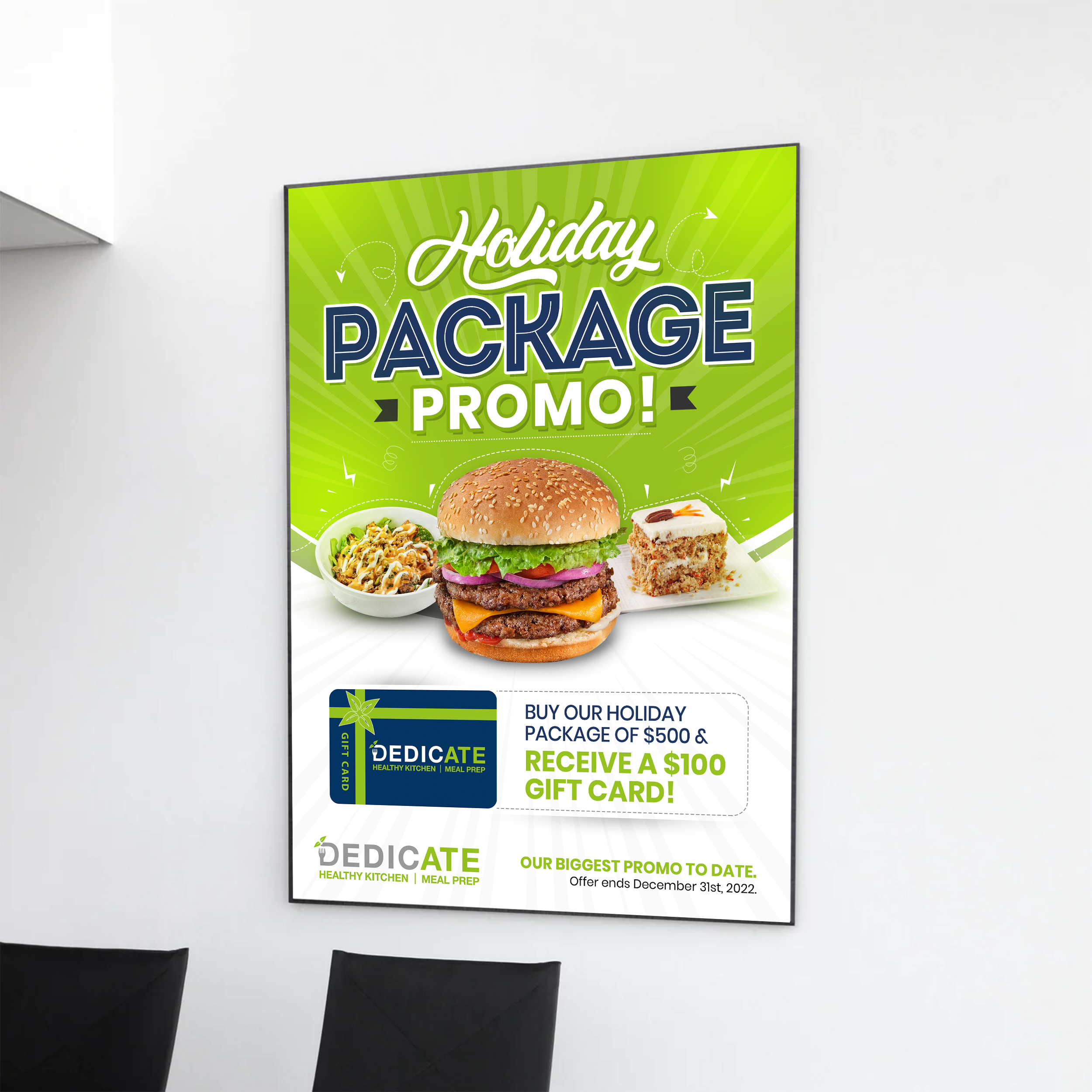 Flyer Design by ARTOGRAPHY for DEDICATE Healthy Kitchen | Design #29475872