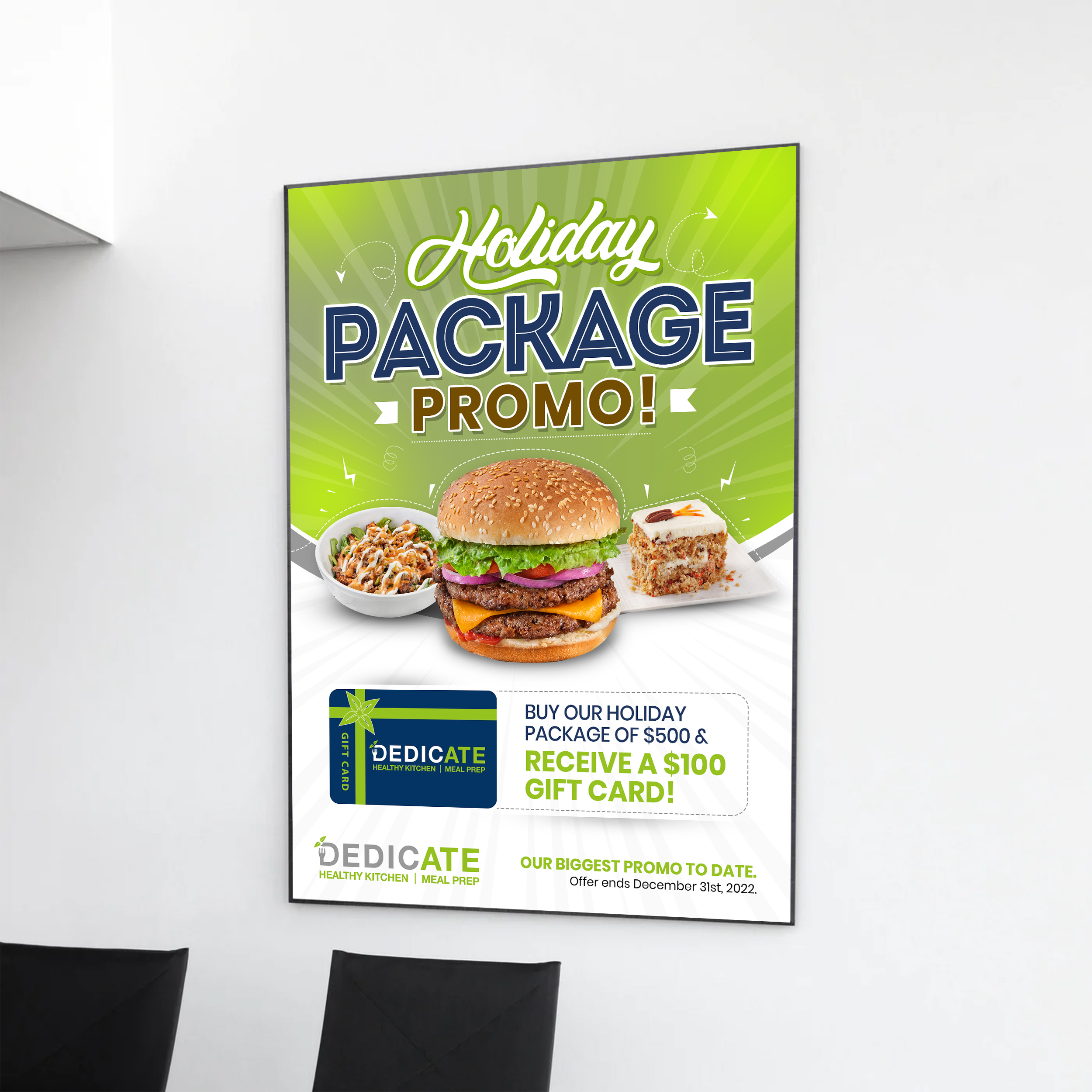 Flyer Design by ARTOGRAPHY for DEDICATE Healthy Kitchen | Design #29475874