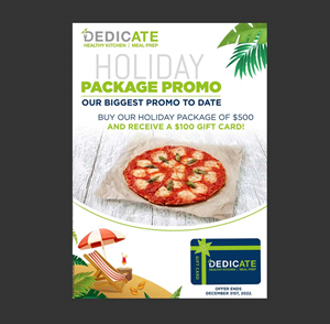 Flyer Design by DA. for DEDICATE Healthy Kitchen | Design: #29478098