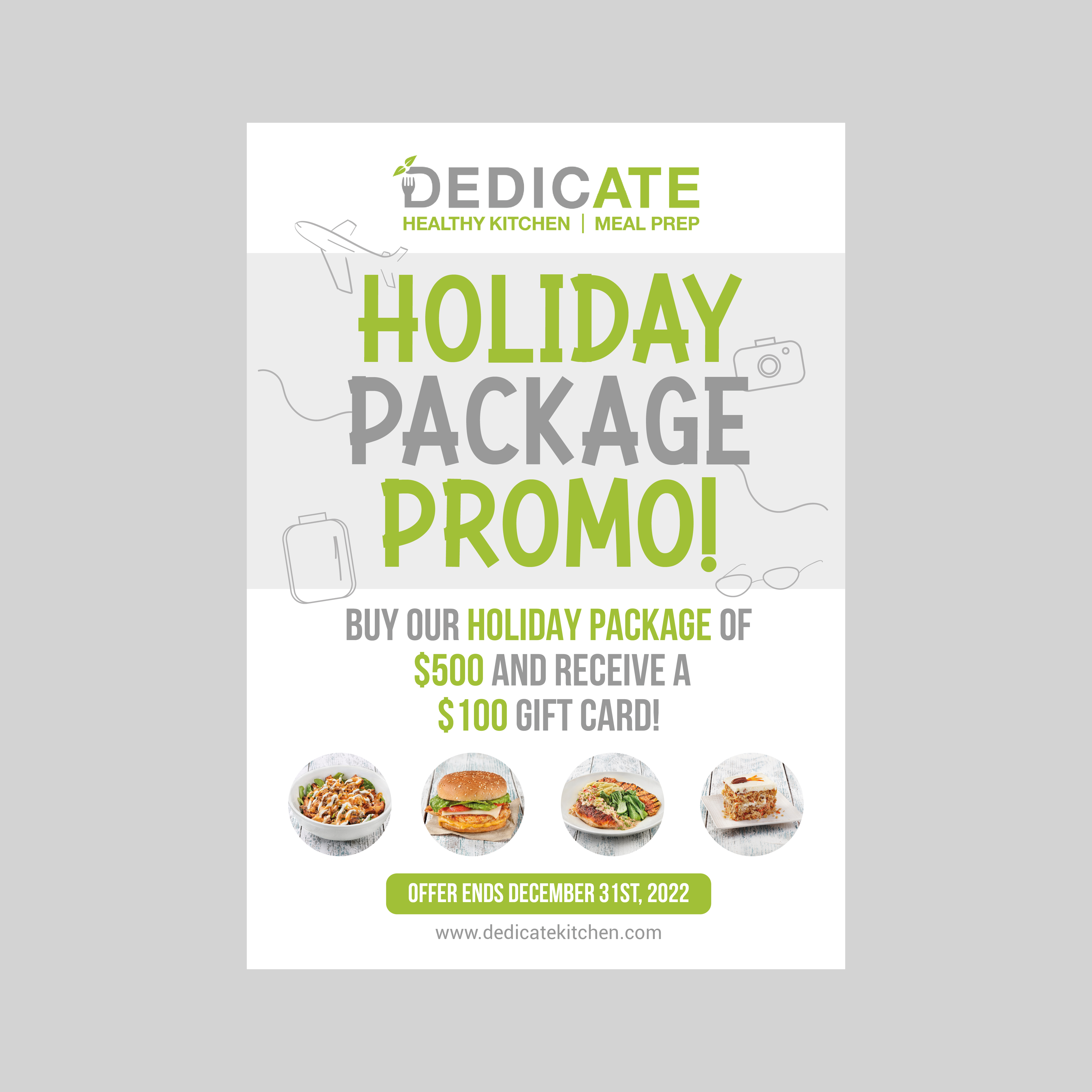 Flyer Design by Inventive Design for DEDICATE Healthy Kitchen | Design #29474663