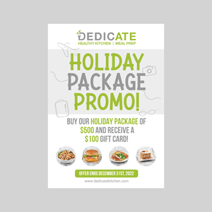 Design de Flyer par Inventive Design pour DEDICATE Healthy Kitchen | Design : #29474663