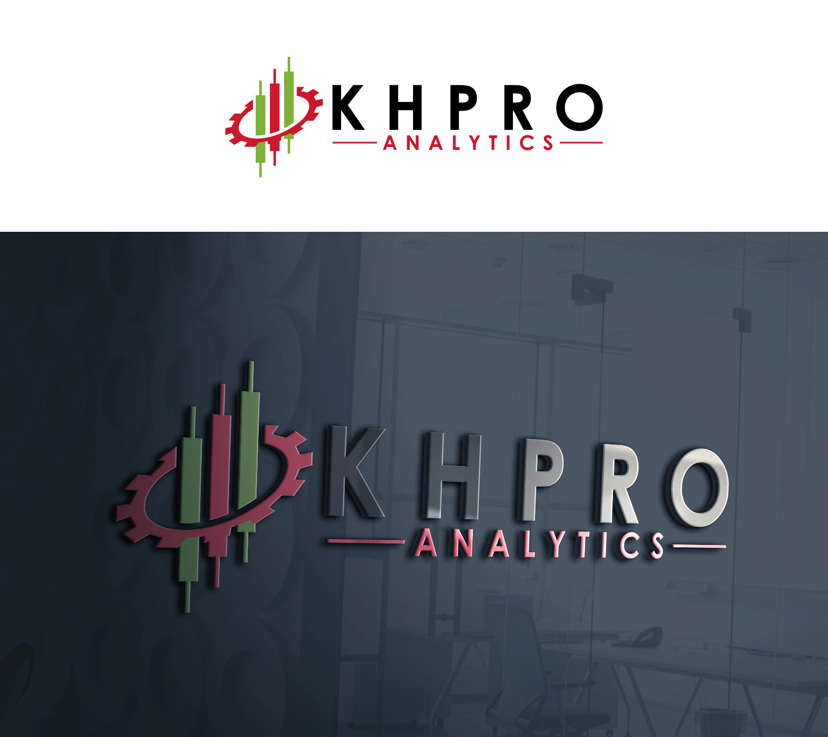 Logo Design by Ura Designs for KhPro Analytics | Design #29482329