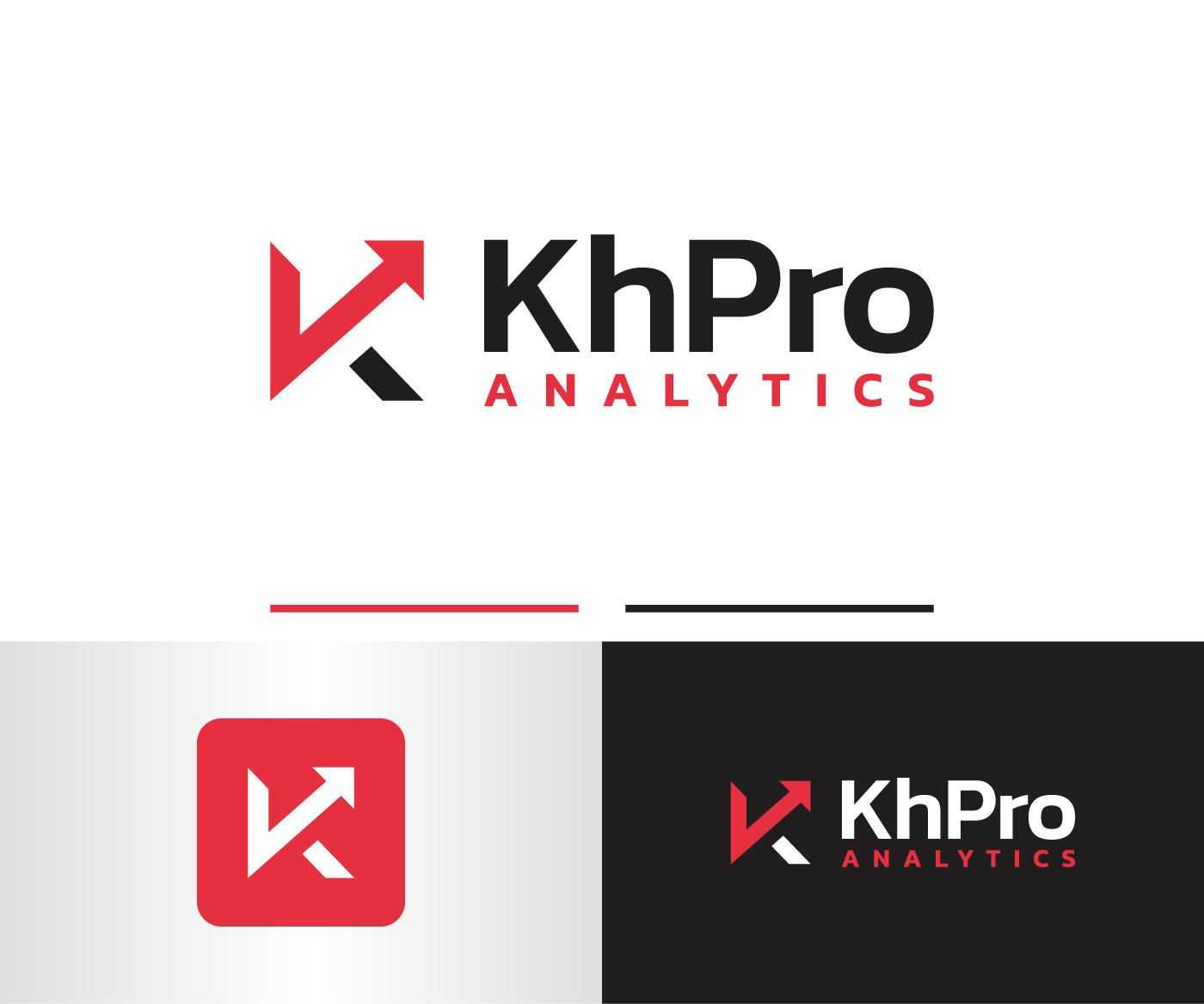 Logo Design by Nevore Graphics for KhPro Analytics | Design #29476673