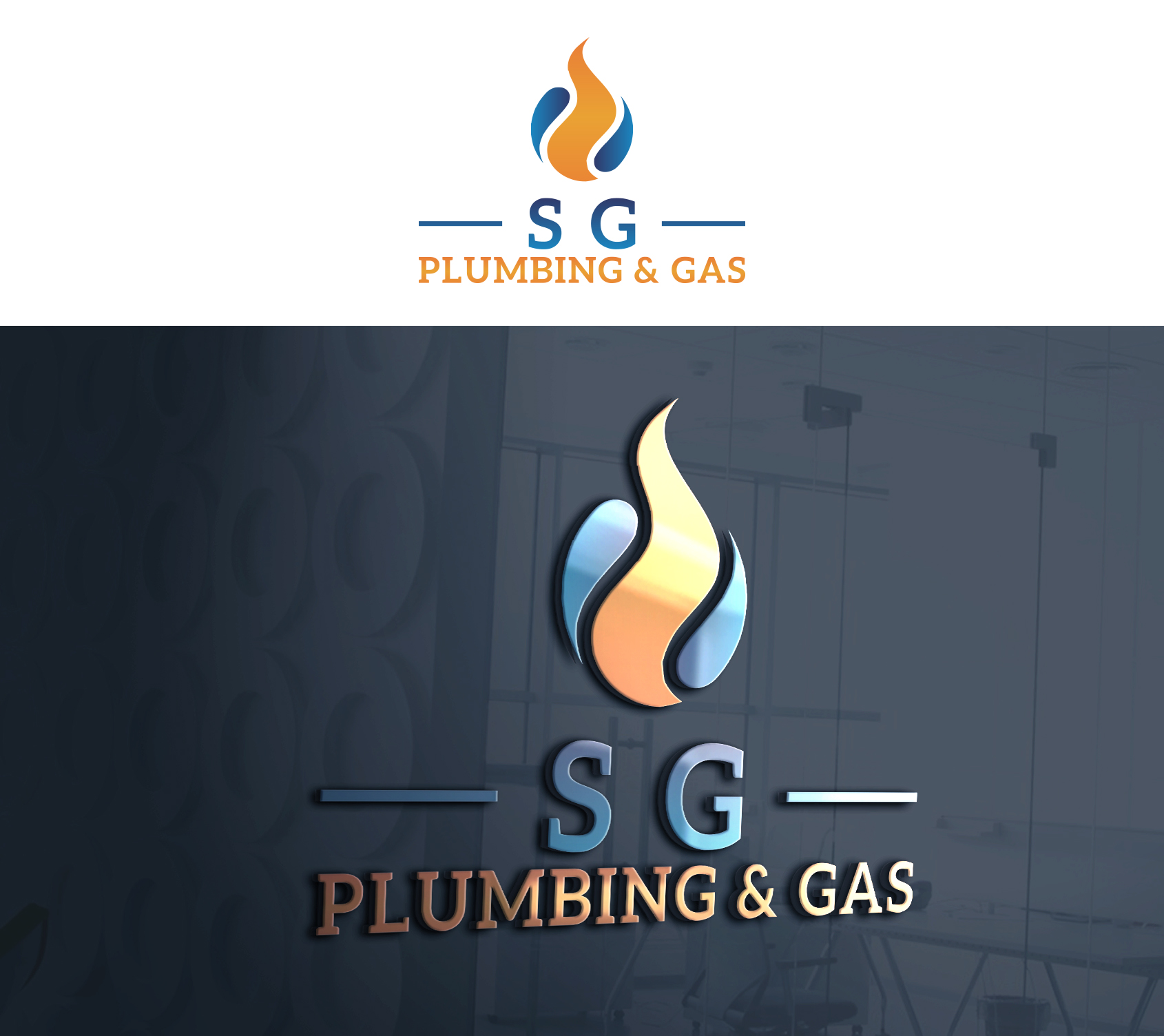 Logo Design by Ura Designs for SG Plumbing and Gas | Design #29515581