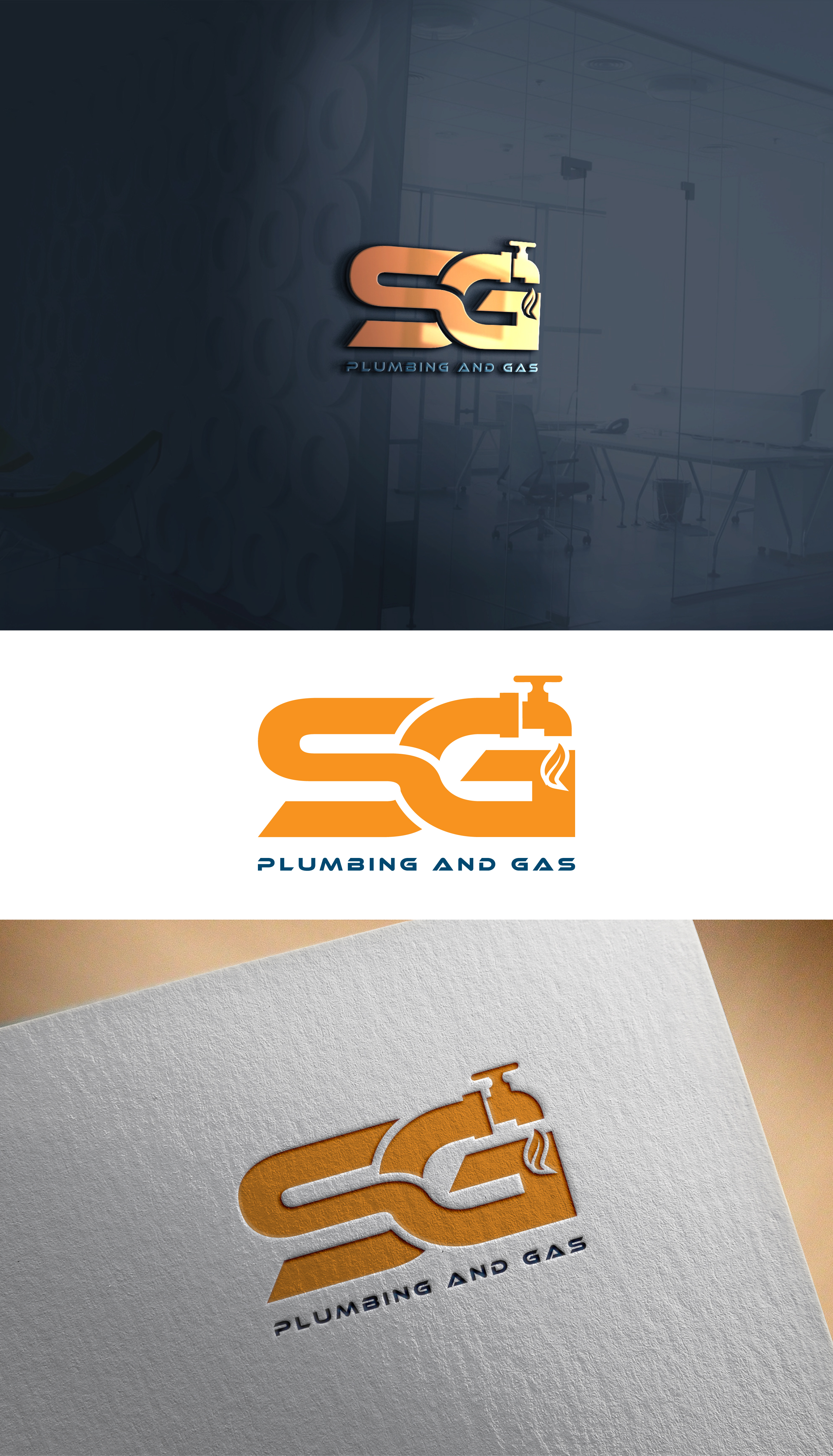 Logo Design by mafuz25 for SG Plumbing and Gas | Design #29490507