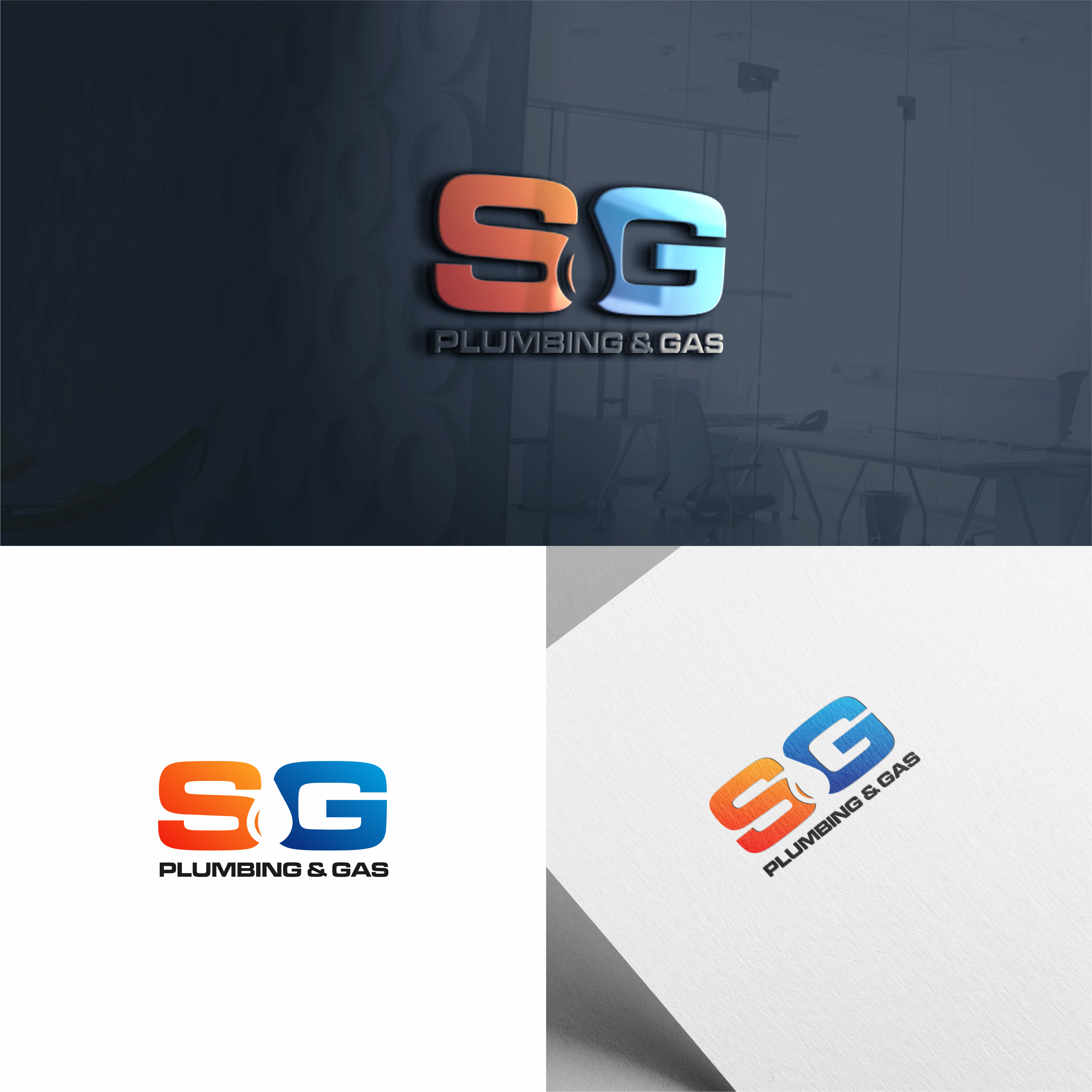 Logo-Design von achil78 für SG Plumbing and Gas | Design #29508598