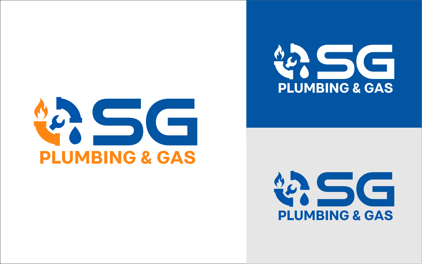Logo-Design von Udaya G für SG Plumbing and Gas | Design #29509583