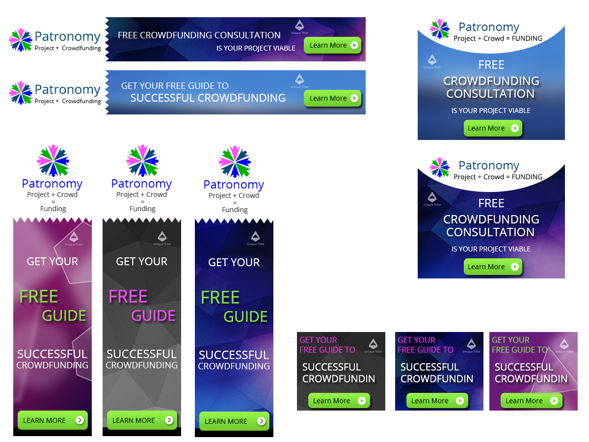 Banner Ad Design by uniquetribe for Patronomy | Design #3112972