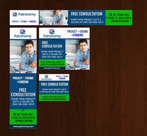 Banner Ad Design by Miekee09 for Patronomy | Design #3104686