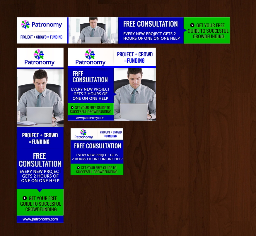 Banner Ad Design by Miekee09 for Patronomy | Design #3109240