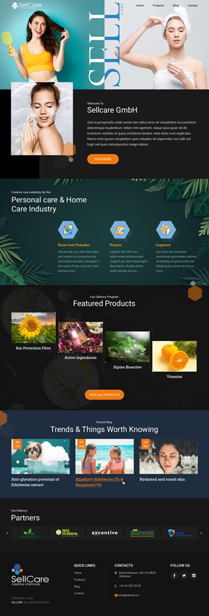 Web Design by sai.designer87 for this project | Design #29486310