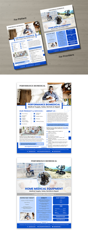 Flyer Design by debdesign for Performance Biomedical LLC | Design: #29490886
