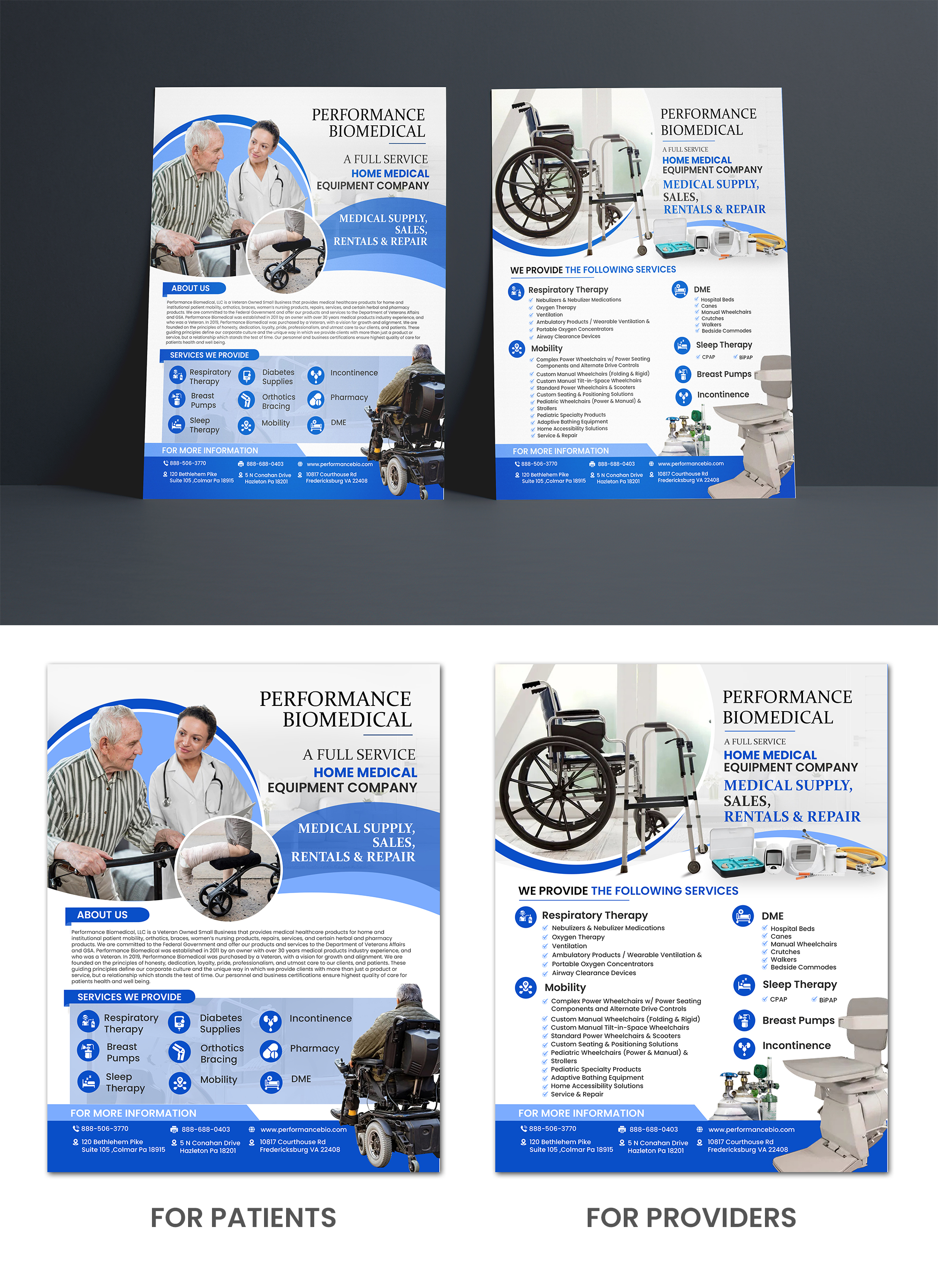 Flyer Design by debdesign for Performance Biomedical LLC | Design #29491036