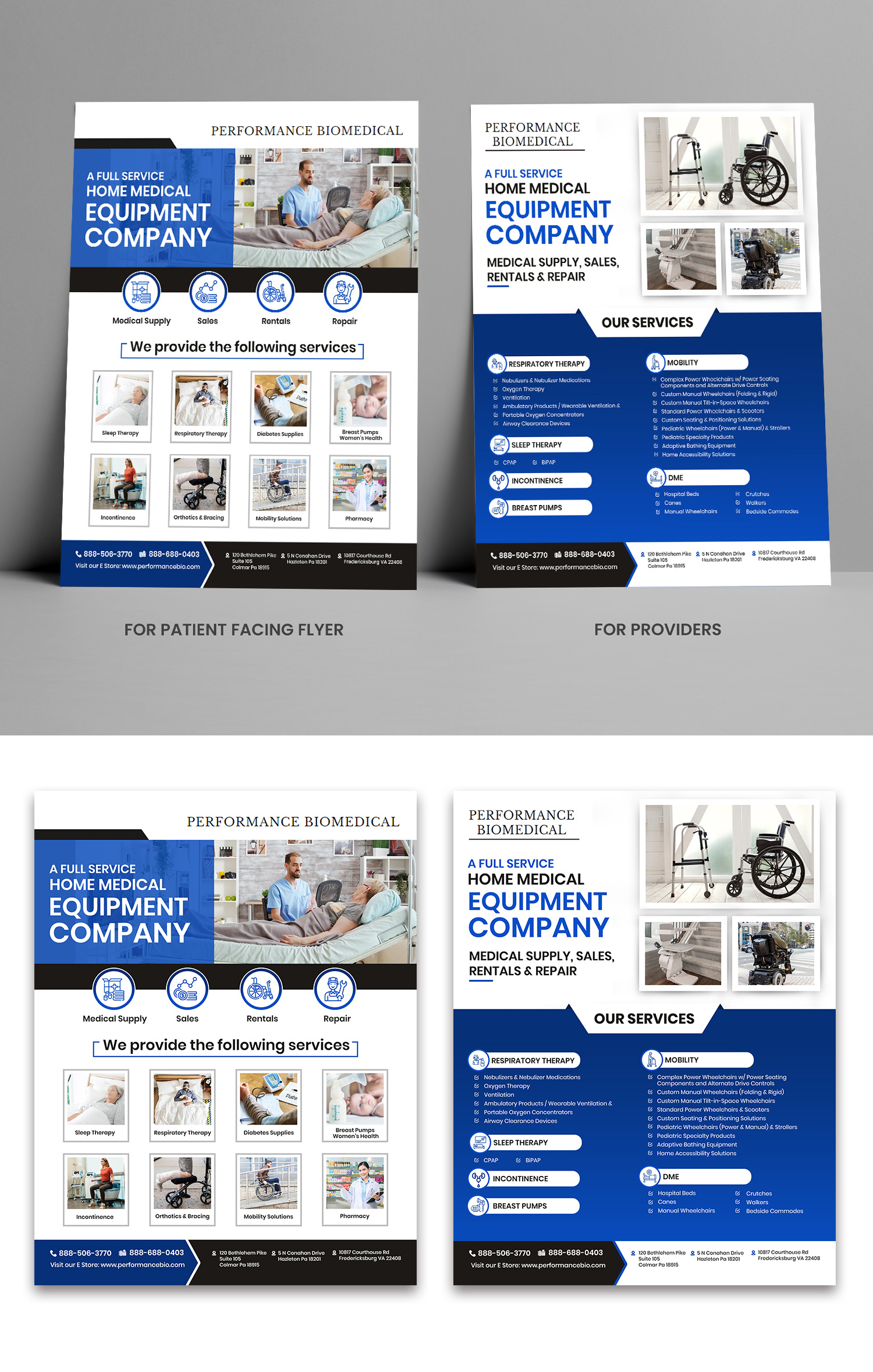 Design de Flyer par debdesign pour Performance Biomedical LLC | Design #29491130