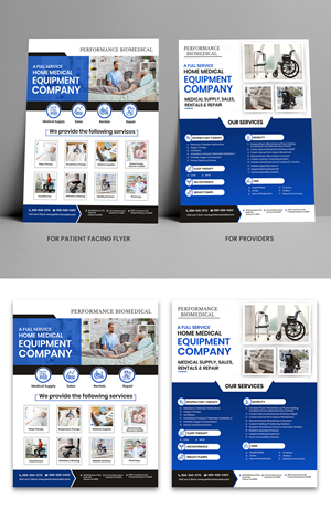 Flyer Design by debdesign for Performance Biomedical LLC | Design: #29491130