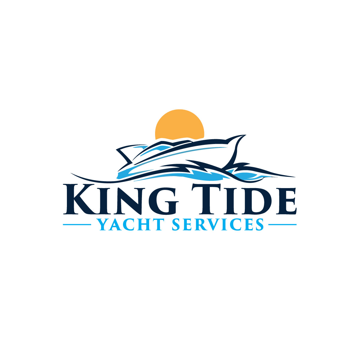 Diseño de Logo por Rosalie.. para King Tide Yacht Services | Diseño #29494003