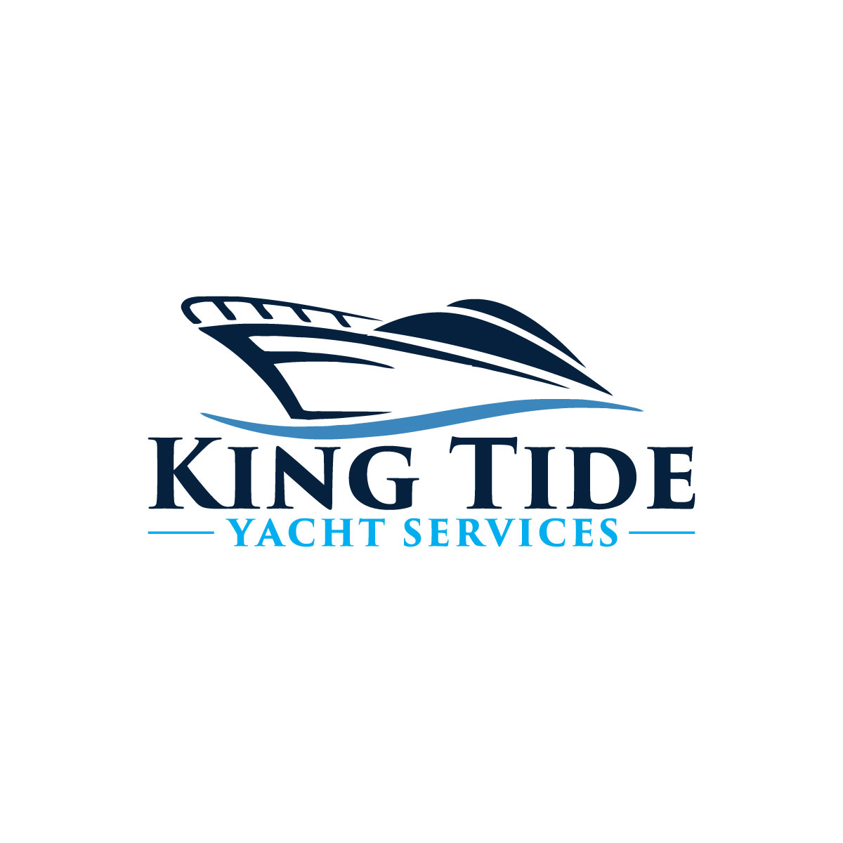 Diseño de Logo por Rosalie.. para King Tide Yacht Services | Diseño #29494004