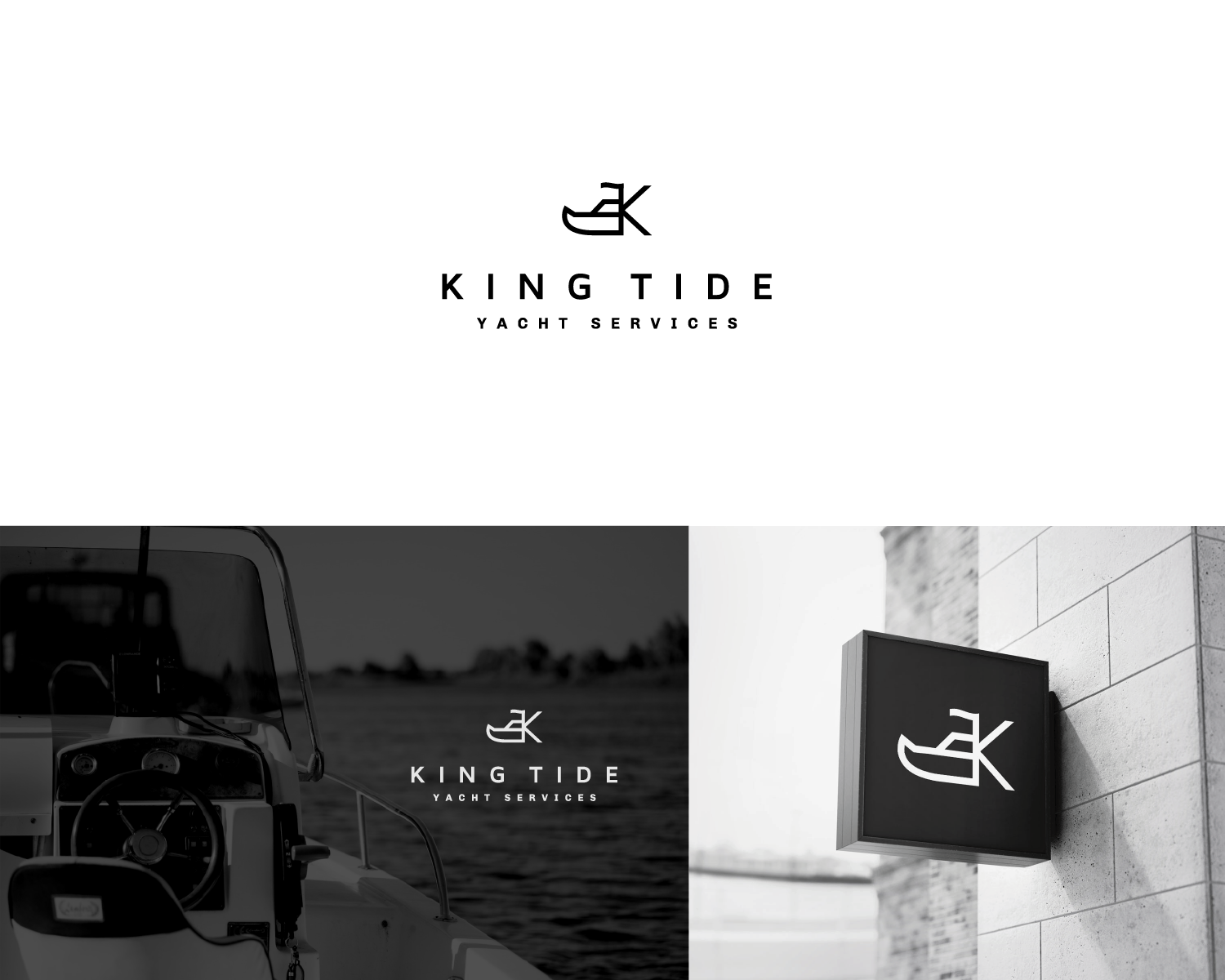 Logo Design by GraphicsJungle for King Tide Yacht Services | Design #29496304