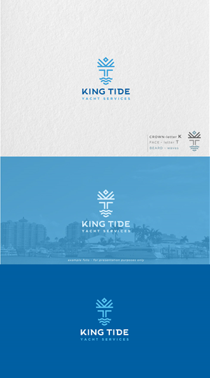 Logo-Design von Birdcage für King Tide Yacht Services | Design: #29486182