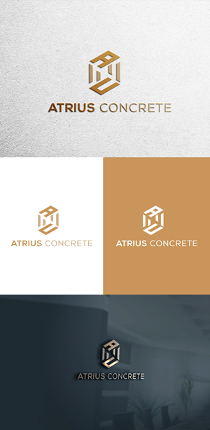 Logo Design by Sayma Fashion for Atrius Concrete | Design: #29485834