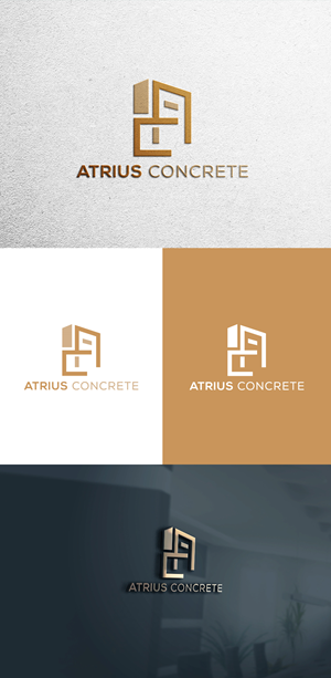 Logo Design by Sayma Fashion for Atrius Concrete | Design: #29485907