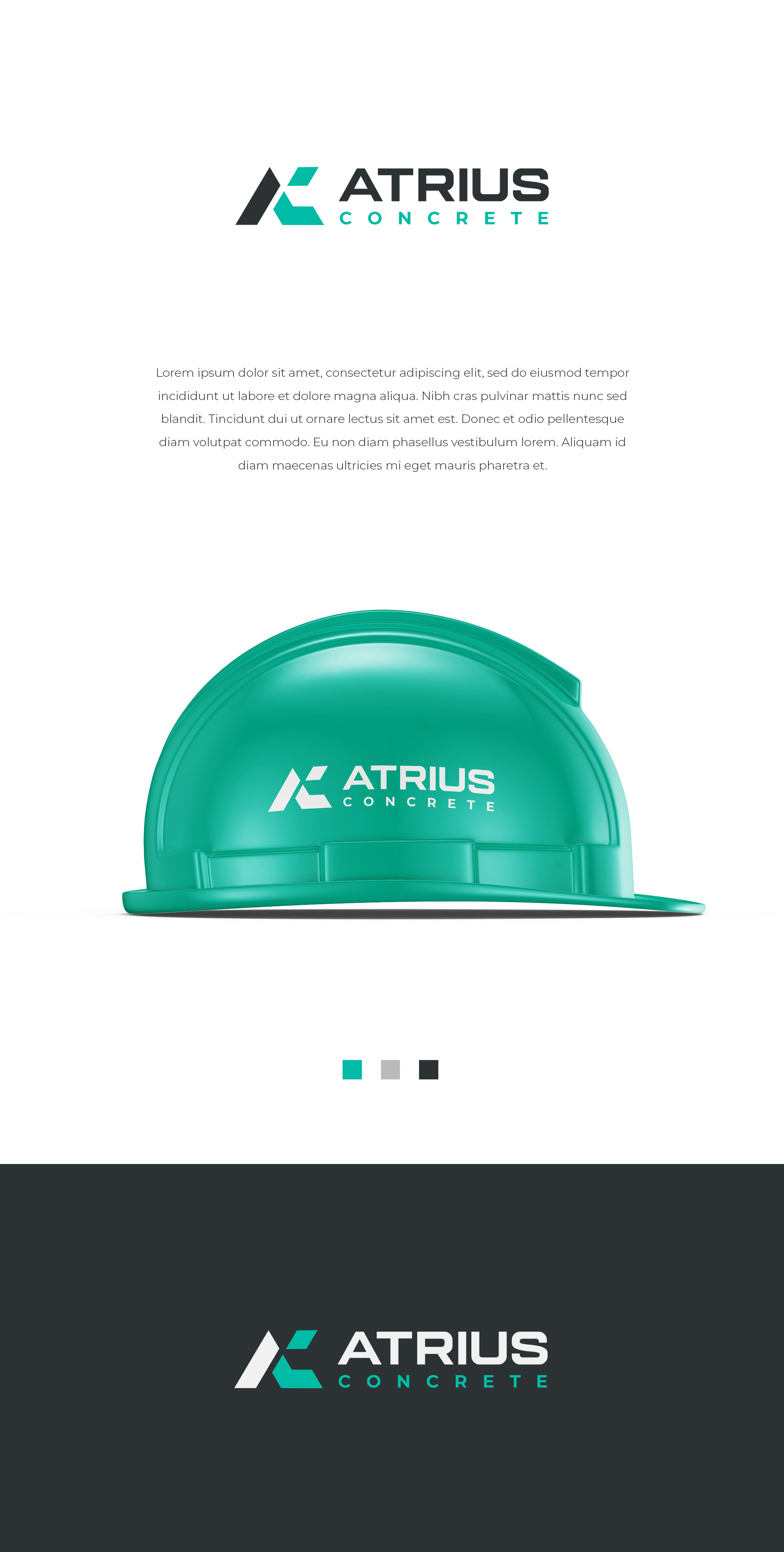 Logo Design by ibart for Atrius Concrete | Design #29520827