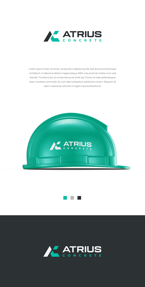 Logo Design by ibart for Atrius Concrete | Design: #29520827