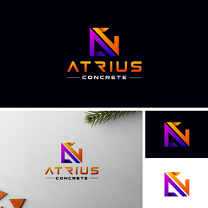 Logo Design by Revolt Team for Atrius Concrete | Design: #29486037