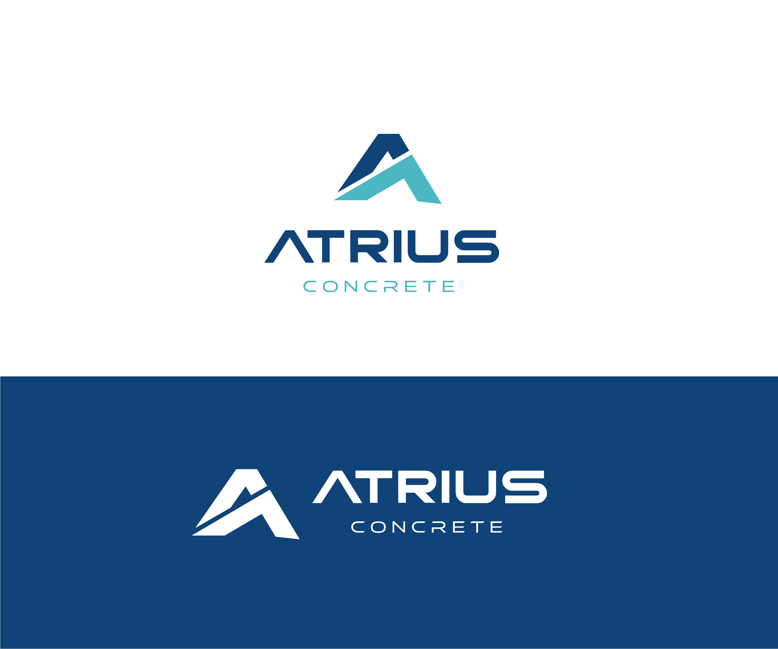 Logo Design by Gorafix_Sun for Atrius Concrete | Design #29503718