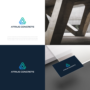 Logo Design by sabina aiko for Atrius Concrete | Design: #29518776