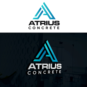 Logo Design by sarrita for Atrius Concrete | Design: #29484093