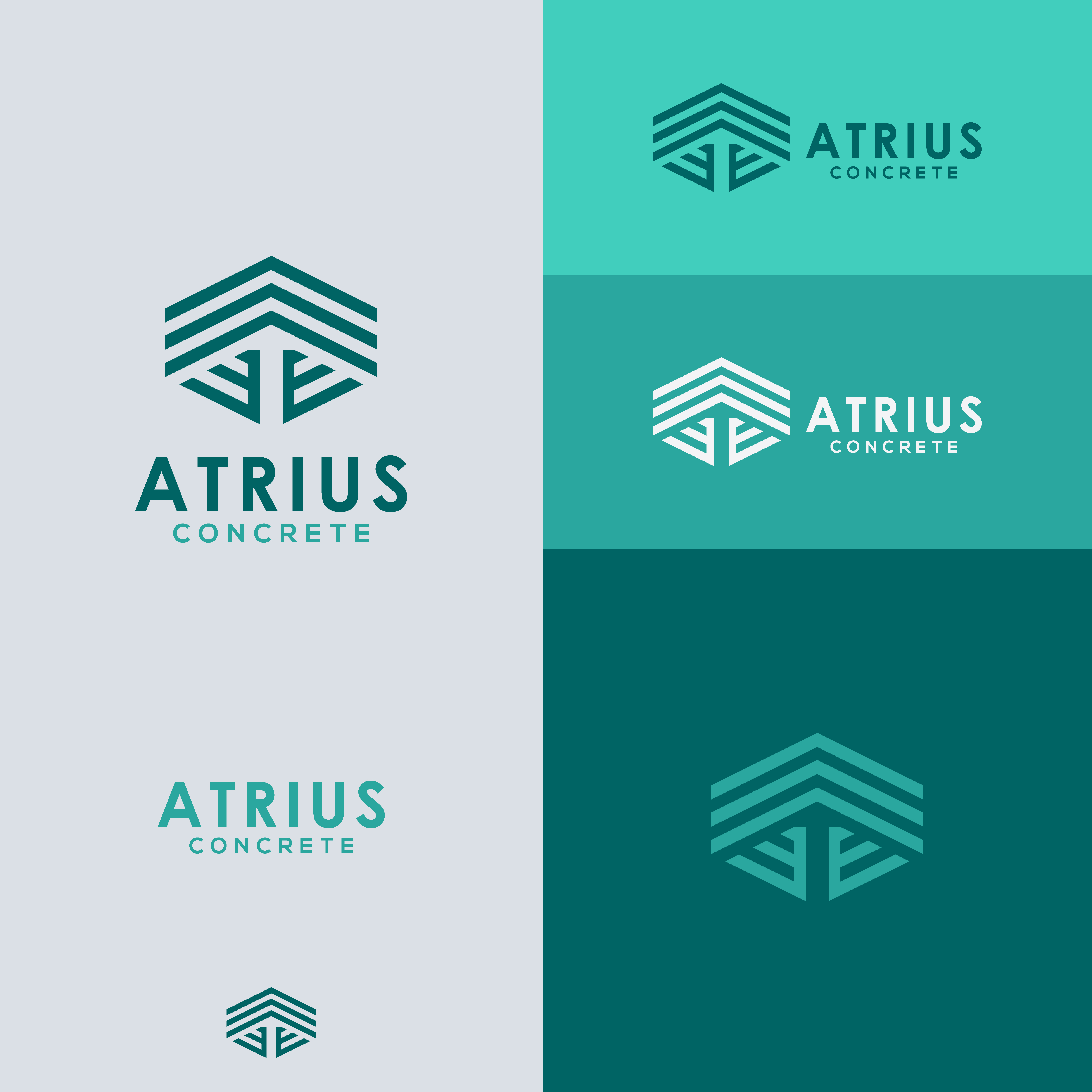 Logo Design by Eve.A for Atrius Concrete | Design #29513419