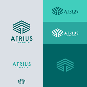 Logo Design by Eve.A for Atrius Concrete | Design: #29513419