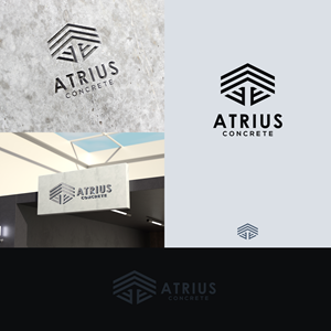 Logo Design by Eve.A for Atrius Concrete | Design: #29520826