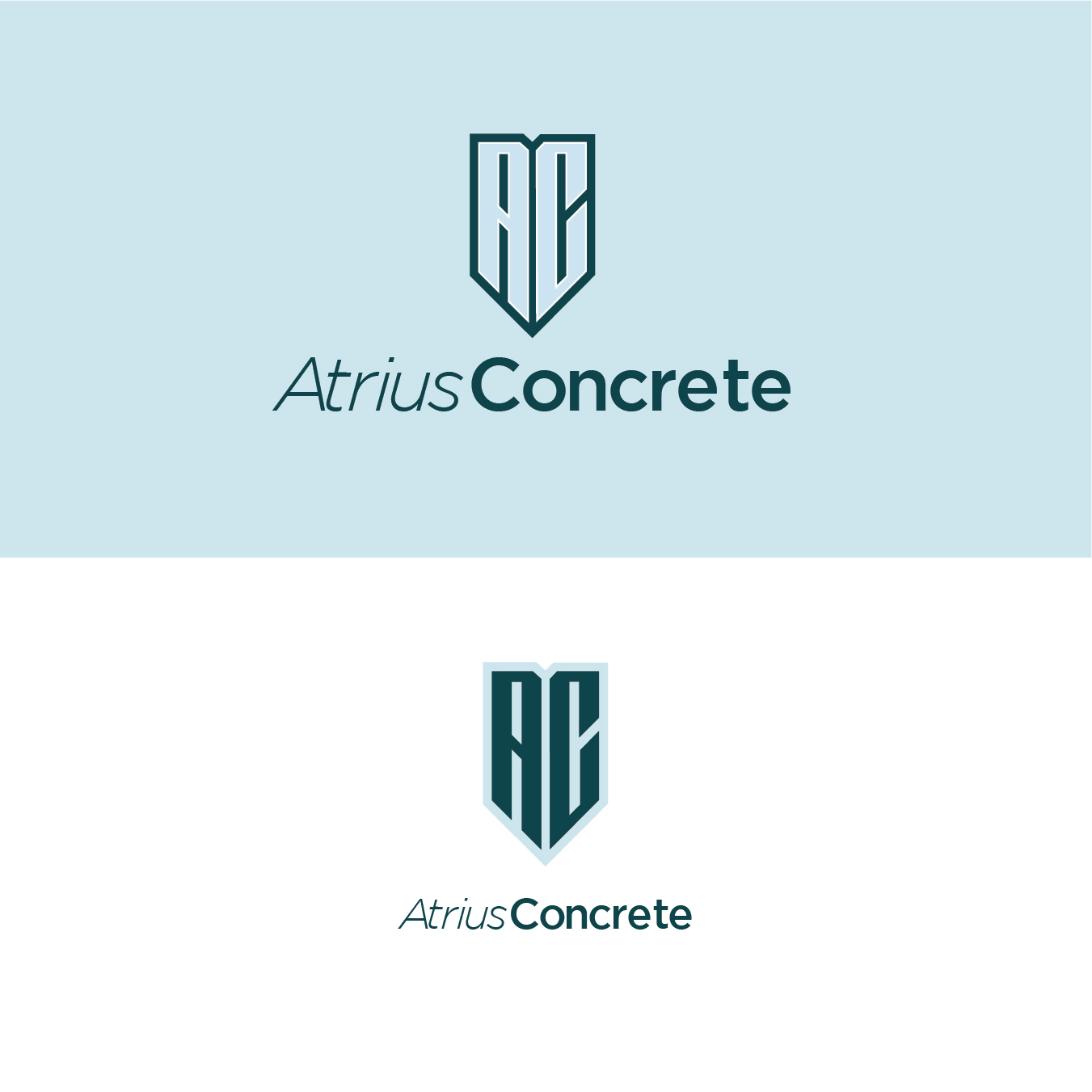 Logo Design by famliza for Atrius Concrete | Design #29504072