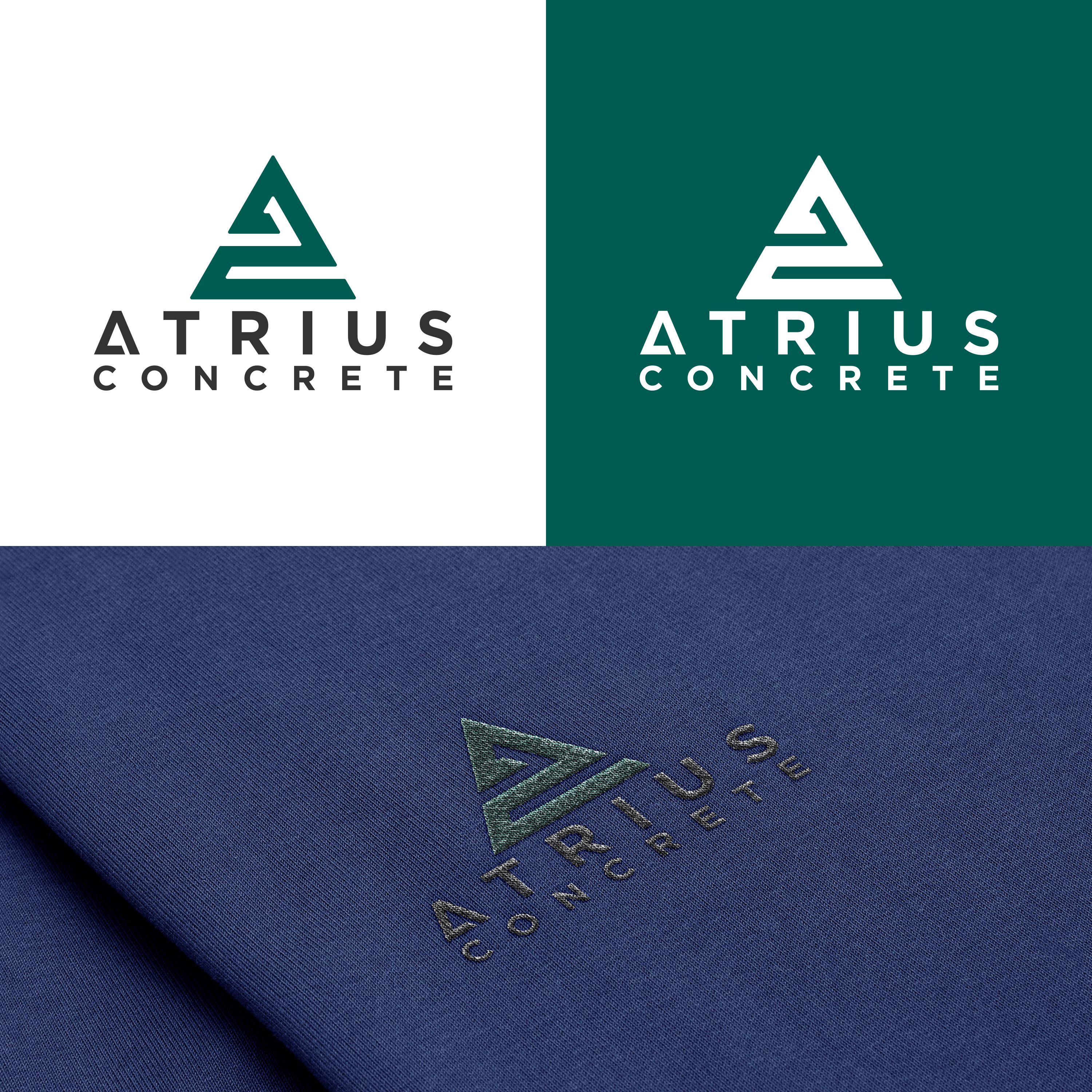 Logo Design by kinan design for Atrius Concrete | Design #29492865
