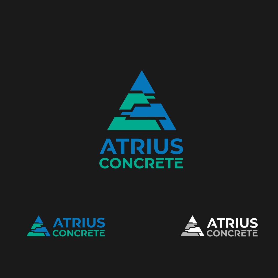 Logo Design by nexxes for Atrius Concrete | Design #29486095