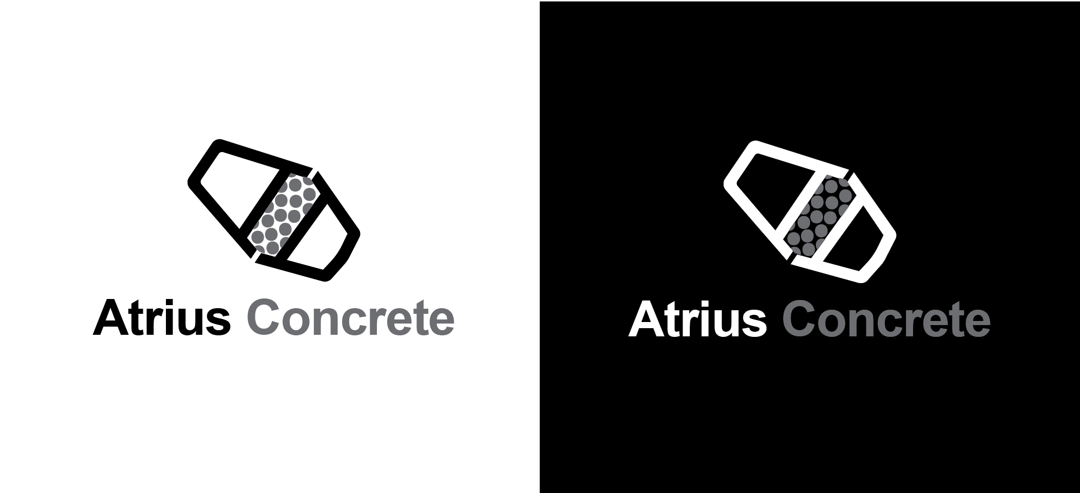Diseño de Logo por PrasaART para Atrius Concrete | Diseño #29490299