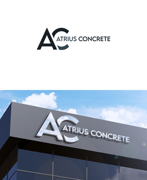 Logo Design by MHF for Atrius Concrete | Design: #29486801