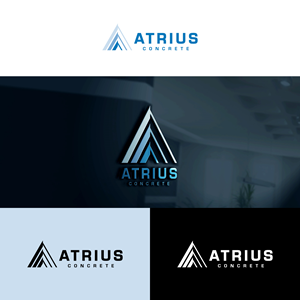 Logo Design by Lykos for Atrius Concrete | Design: #29483506