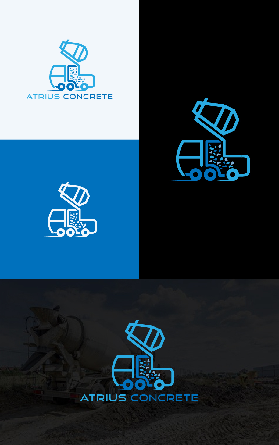 Logo Design by Deziners Zone for Atrius Concrete | Design #29485109