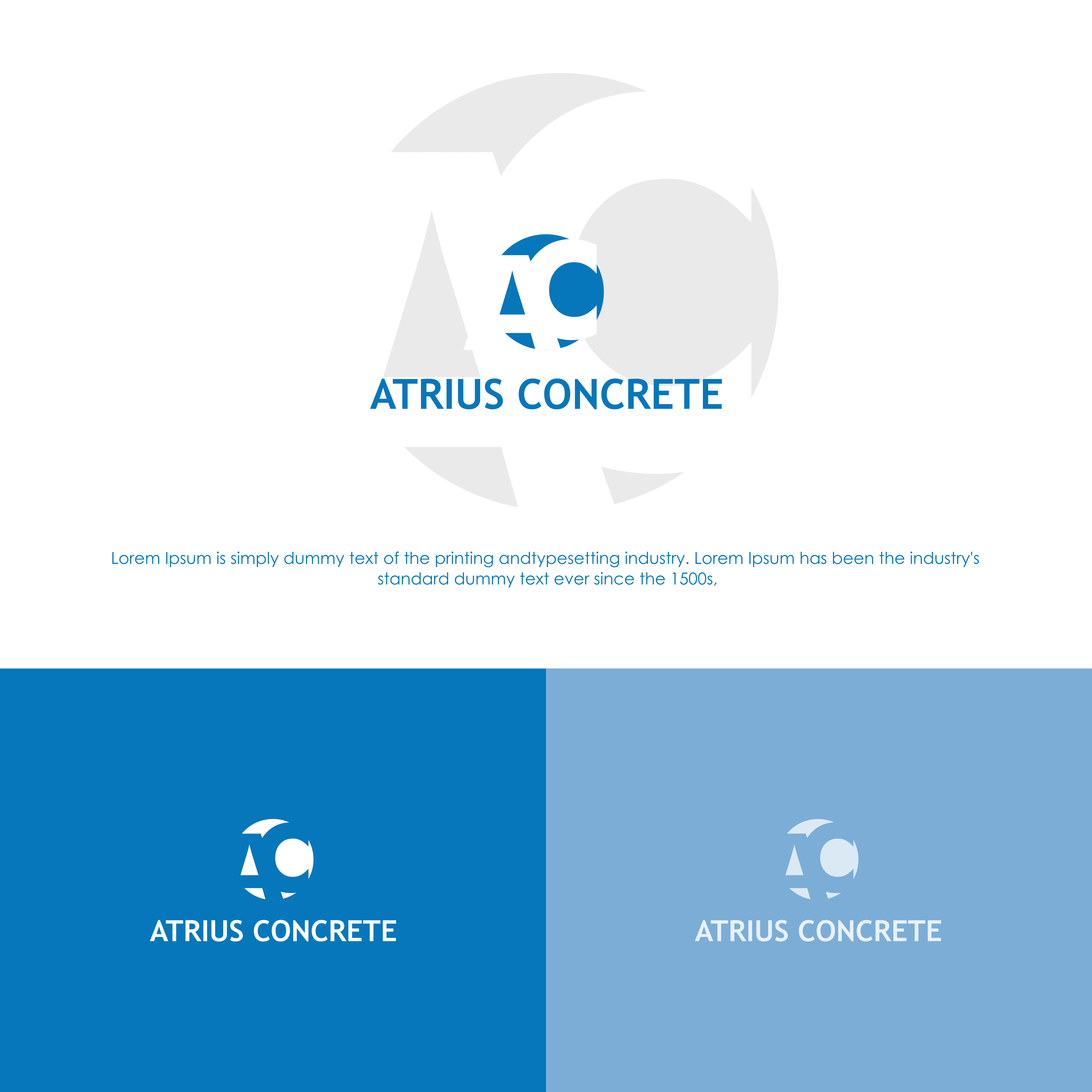 Logo Design by alitjuara for Atrius Concrete | Design #29507810