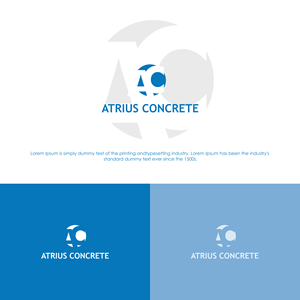 Logo Design by alitjuara for Atrius Concrete | Design: #29507810