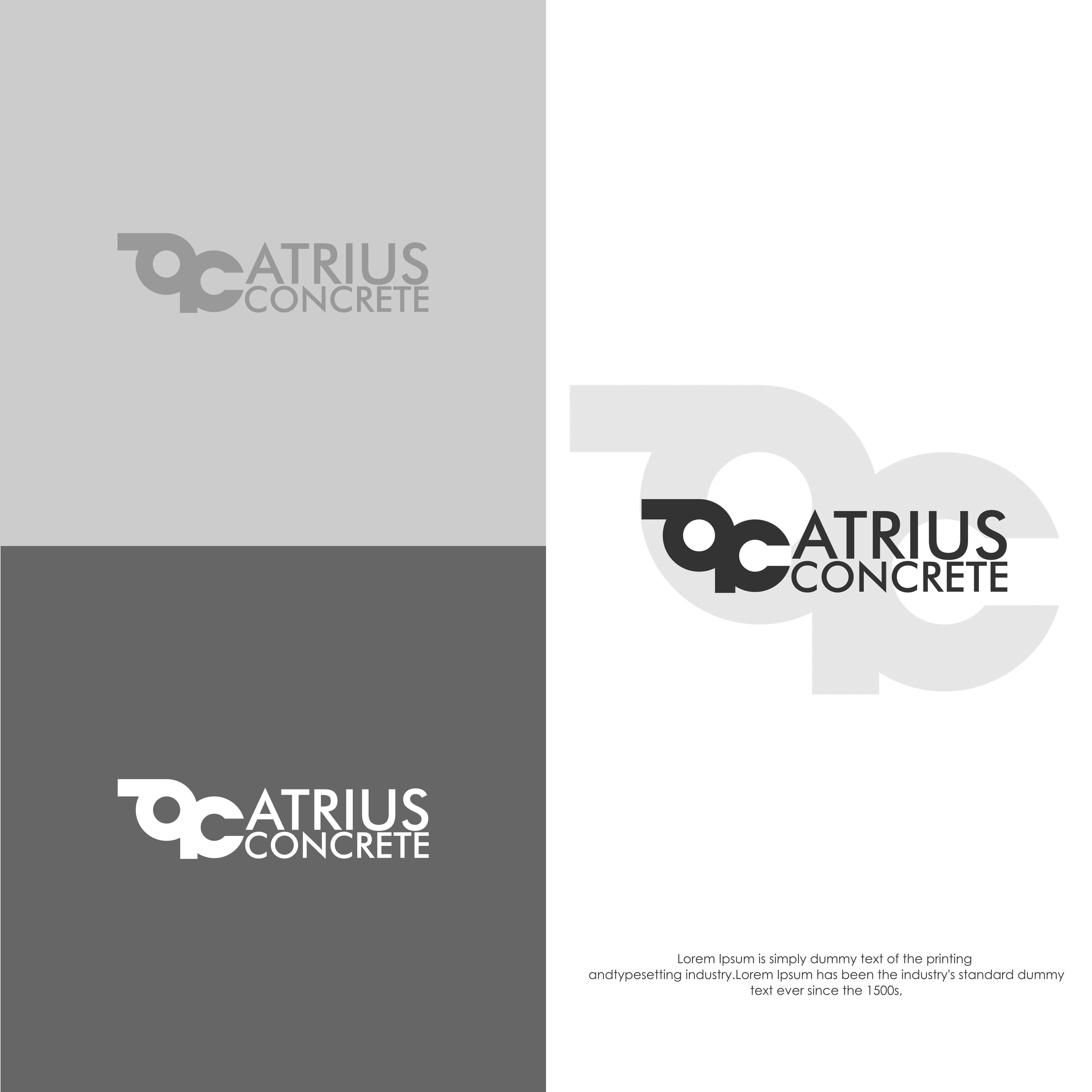 Logo Design by alitjuara for Atrius Concrete | Design #29507811